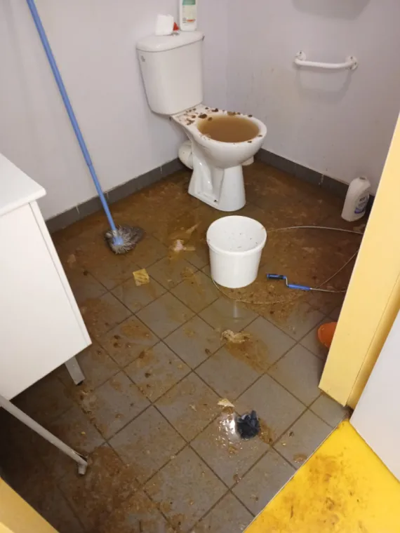 Débouchage hydrocurage haute pression d'un WC à Dardilly, Beynost, NOVEAX