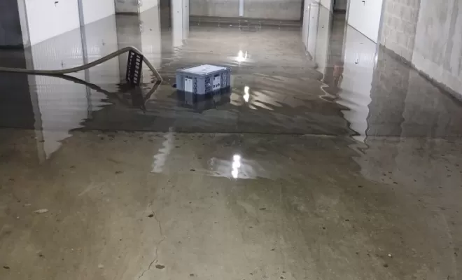 inondation sous-sol garage immeuble