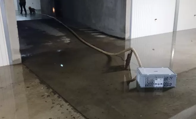 inondation sous-sol garage immeuble