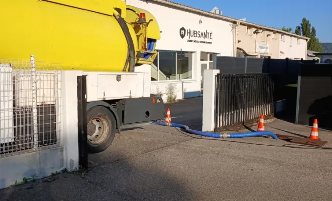camion pompage vidange bac à graisse