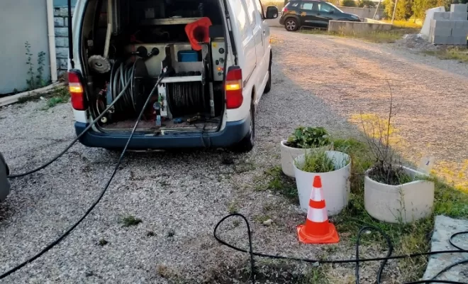 camion hydrocureur débouchage